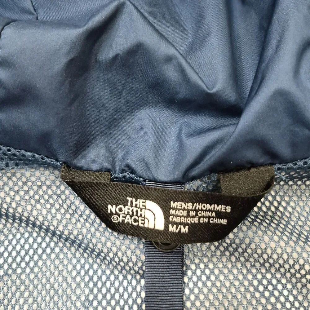 The North Face DryVent Jacket Mens M Navy Blue Windbreaker Lined Raincoat